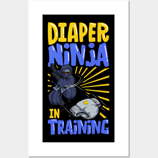 Diaper Ninja - diaper changer Posters and Art